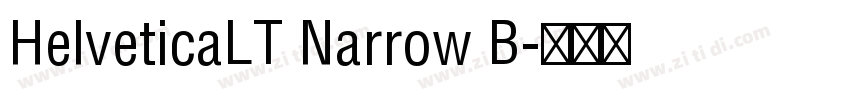 HelveticaLT Narrow B字体转换 HelveticaLT Narrow B字体转换